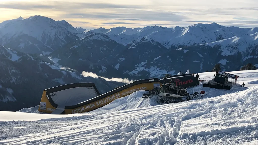 The secret to all those death-defying Olympic jumps is a giant plastic airbag