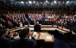 State of the Union takeaways: Sales mode, heavy on patriotism, and a dark turn on Democrats