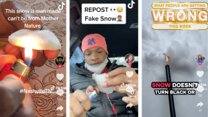 What People Are Getting Wrong This Week: Is Snow Fake?