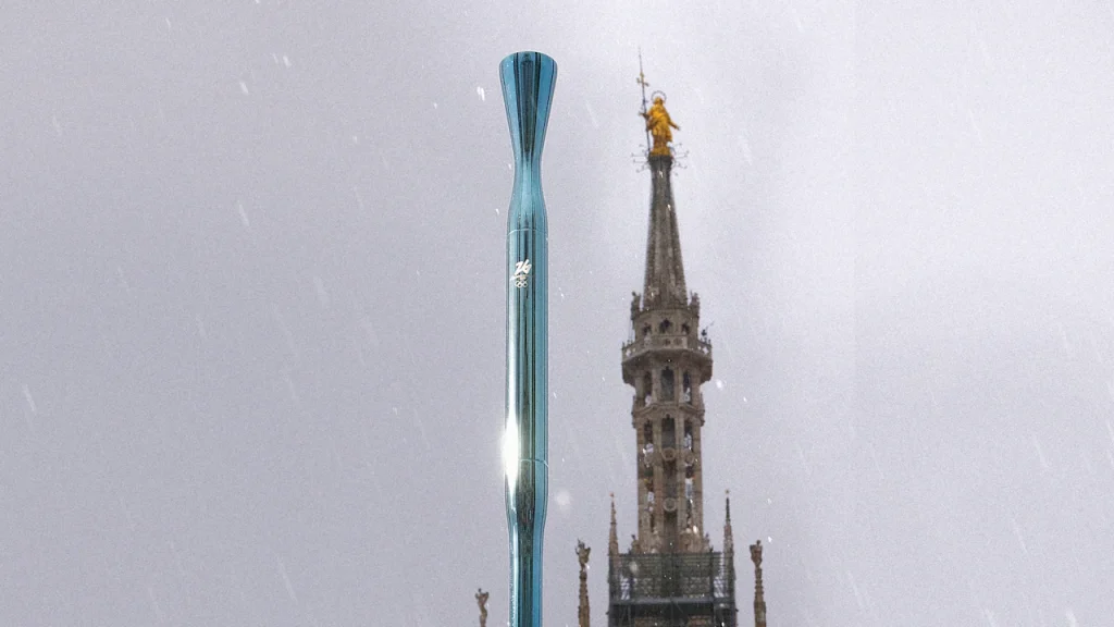 This year’s Olympic torch was designed to disappear