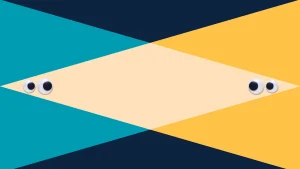 How distance changes perception: The making of an observer