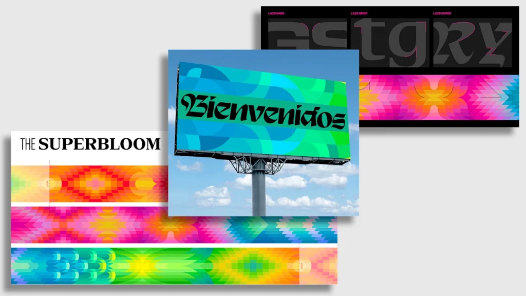 A first look at the vibrant branding for the 2028 Los Angeles Olympics