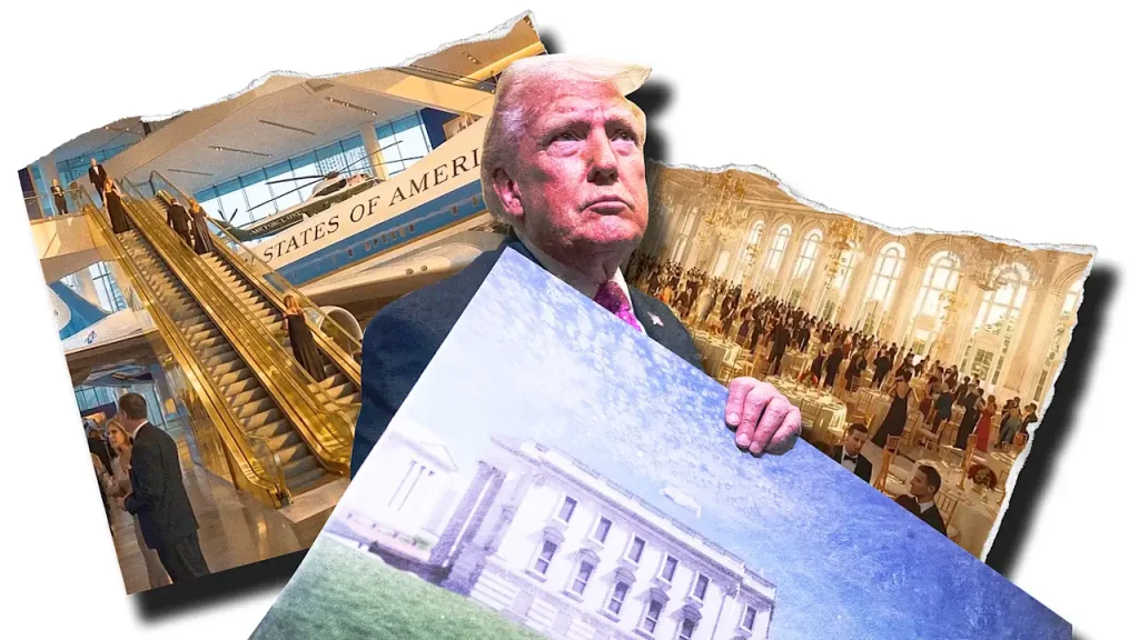 Trump’s presidential library will include a re-creation of his White House ballroom