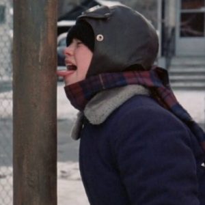 Don't lick that cold metal pole in winter—if you do, don't panic
