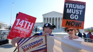 Supreme Court signals skepticism over Trump’s birthright citizenship order as he attends arguments