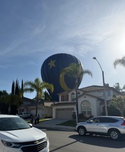 A Hot-Air Balloon Landed in a California Backyard. The Owner Says It's a 'Very Rare' Event