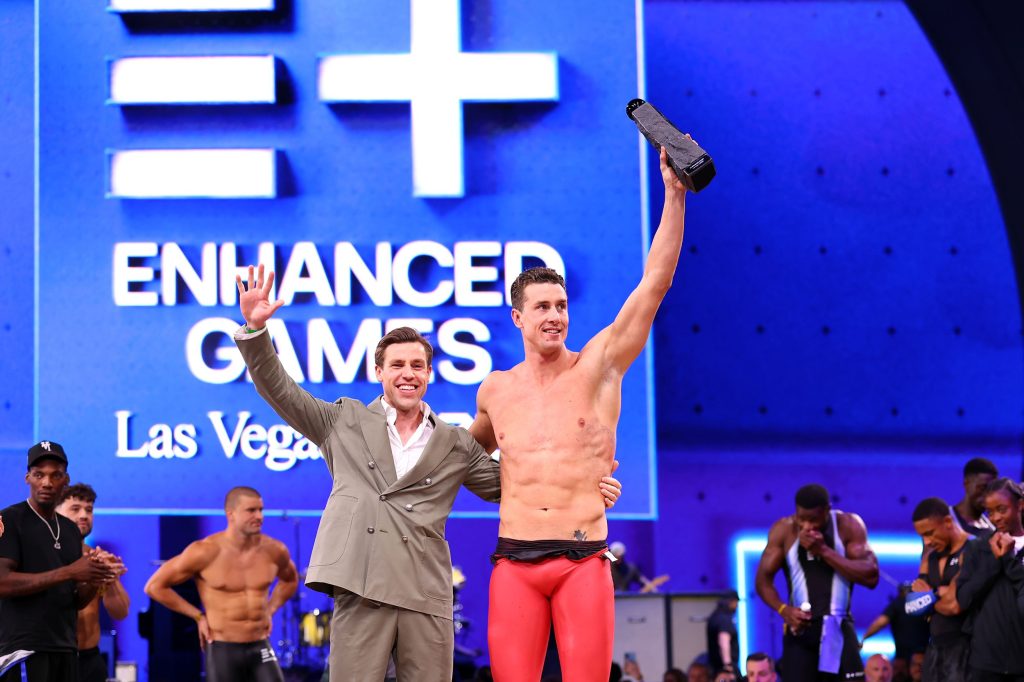 A Swimmer Broke a World Record at the Enhanced Games