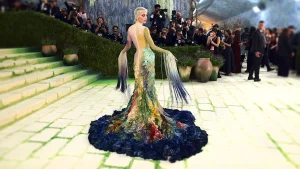 The artist behind Emma Chamberlain’s Met Gala gown on why it took 40 hours to paint