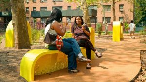 This cheerful Brooklyn playscape is intergenerational by design