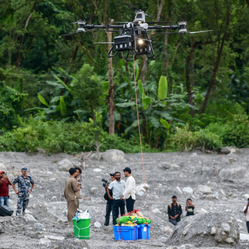 China’s drone supremacy shows in airlifting bodies and food after Nepal flood disaster