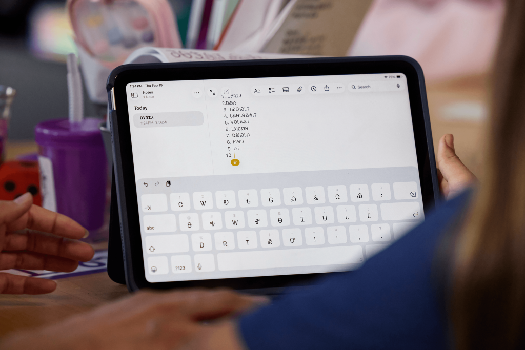How Apple Puts Indigenous Languages on the iPhone Keyboard
