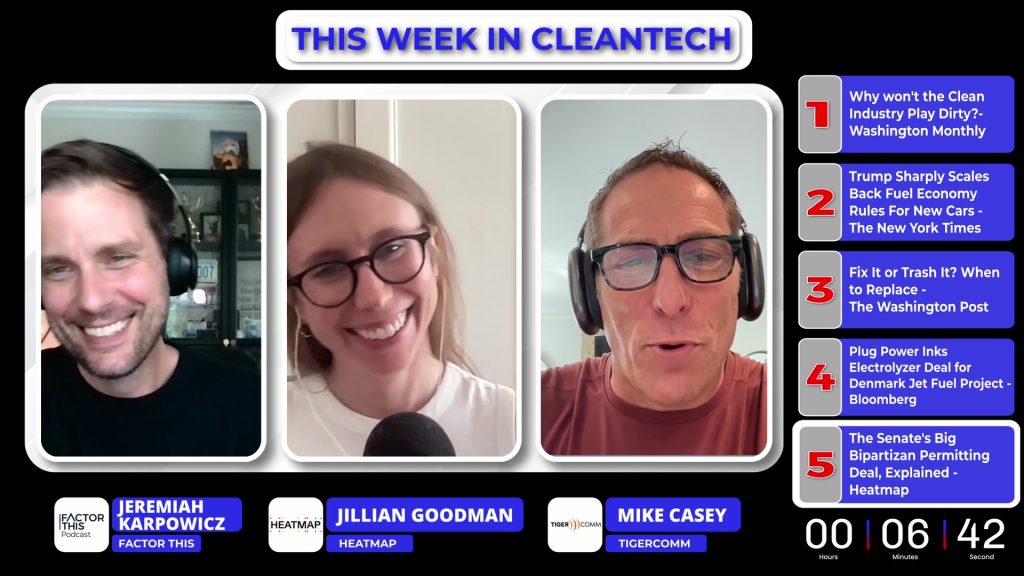 Inside the Senate’s bipartisan permitting reform package — This Week in Cleantech