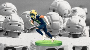What’s with those bobblehead NFL helmets?